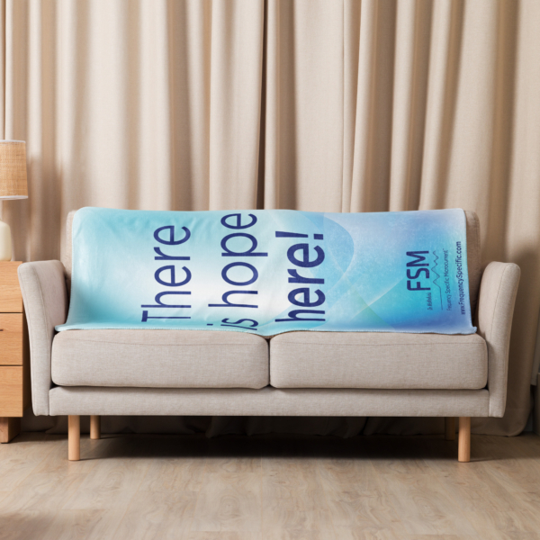 There Is Hope Here Sherpa Blanket [shipped by printful]